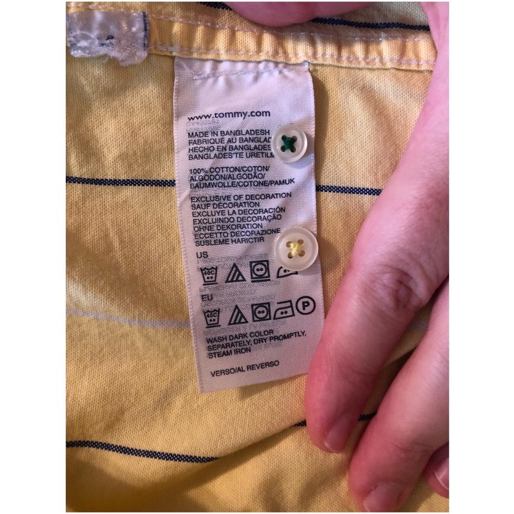 Pale Yellow Tommy Hilfiger Shirt - Picture 10 of 12